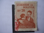 Stamps Bolivia -  III Congreso Indiginista Interamericano - Agosto 1954.