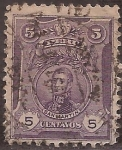 Stamps Peru -  José Fco de San Martín  1909 5 centavos