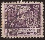 Stamps Peru -  Parakas  1932 10 centavos