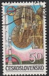 Sellos de Europa - Checoslovaquia -  2577 - Intercosmos, Lanzamiento del satélite Soyouz