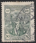 Stamps Czechoslovakia -  258 - Saint Wenceslas