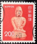 Stamps Japan -  Estatua Guerrero 