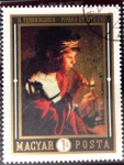 Stamps Hungary -  Niño encendiendo la pipa