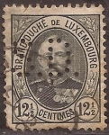 Stamps : Europe : Luxembourg :  Gran Duque Adolf  1893  12 1/2 cents