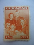 Stamps : America : Cura�ao :  Curaçao - 1, 1/2 cents.