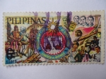 Stamps Philippines -  Pilipinas. Timbulan NG Laya At Diwang Dakil -1571-1963 - Lungsod NG Maynuila.