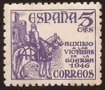 Stamps : Europe : Spain :  El Cid  1949 5 cents