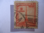 Stamps Philippines -  Monumento: de Andrés Bonifacio.