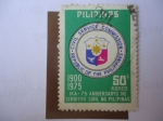 Sellos de Asia - Filipinas -  Comisión de Administración Pública Repúblicana de Felipina - 75º Aniversario 1900/75.
