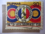 Stamps Philippines -  Año del gobierno local.