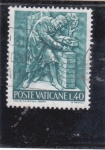 Stamps Vatican City -  paleta