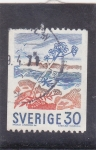 Stamps Sweden -  paisaje