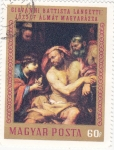 Sellos de Europa - Hungr�a -  obra de Giovanni Battista Languetti- pintor veneciano