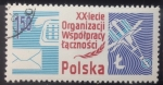 Stamps Poland -  Correo , telefonia y satélite 