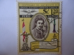 Stamps Peru -  1 Centenario del Nacimiento de Daniel Alcides Carrion Garcia 1857-1957