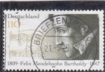 Sellos de Europa - Alemania -  Félix Mendelssohn Bartholdy-músico