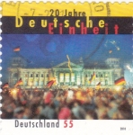 Stamps Germany -  20 aniversario Einheit