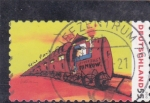 Stamps : Europe : Germany :  dibujo tren