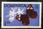 Stamps Dominica -  Mariposa