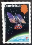 Stamps : America : Dominica :  Satélite Nimbus
