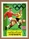 Stamps Yemen -  FUTBOL