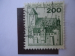 Stamps Germany -  Schloss Burresheim-Eifel - DEutsche Bundespost - Scott/Al:1240A