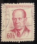 Stamps Czechoslovakia -  Antonin Zapotocky