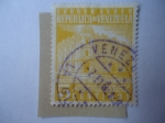 Stamps Venezuela -  Oficina Principal de Correos-Caracas.