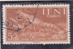 Stamps Morocco -  dia del sello colonial- crustaceo