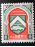 Sellos de Africa - Argelia -  escudo armas