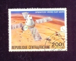 Stamps Central African Republic -  vikingo operacion en marte