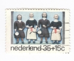Stamps Netherlands -  Muñecos