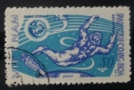 Stamps Vietnam -  A. Leonov en el espacio 