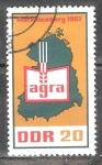 Stamps Germany -  Exposición agrícola (Agra) Markkleeberg 1967 -DDR.