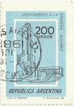 Stamps Argentina -  MONUMENTOS HISTORICOS. MONUMENTO A LA BANDERA, EN ROSARIO. YVERT AR 1168