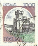 Sellos de Europa - Italia -  SERIE CASTILLOS. CASTILLO DE MONTAGNANA, EN PÁDUA. YVERT IT 1456
