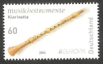 Stamps Germany -  Europa, Clarinete, instrumento musical 