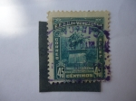 Stamps Venezuela -  Estatua de Simón Bolívar - caracas.