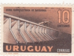 Stamps Uruguay -  hidroelectrica de Baygorria