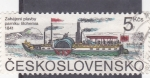Stamps Czechoslovakia -  barco fluvial