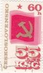 Stamps Czechoslovakia -  hoz y martillo
