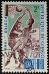 Stamps Republic of the Congo -  Baloncesto