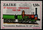 Stamps Democratic Republic of the Congo -  Locomotora Buddicom nº33