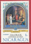 Stamps : America : Nicaragua :  Vía Crucis Catedral de León