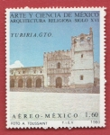 Stamps : America : Mexico :  Arquitectura religiosa siglo XVI