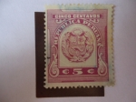 Stamps Peru -  Escudo-RepúblicA Peruana