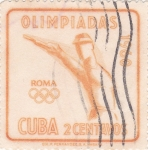 Stamps Cuba -  olimpiada de Roma 1960