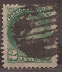 Stamps : America : Canada :  Reina Victoria  1872 2 centavos