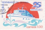 Sellos de America - Cuba -  25 aniversario desembarco del Granma