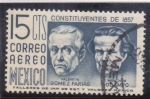 Stamps Mexico -  constituyentes de 1857